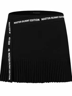 Master bunny edition black golf skort